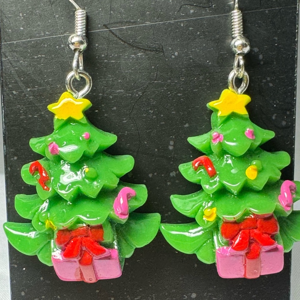 Christmas Tree Earrings